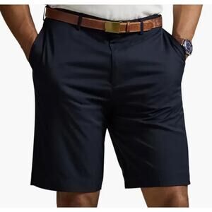 Polo Ralph Lauren Mens Size 48B Performance Shorts Navy Blue Stretch Classic Fit